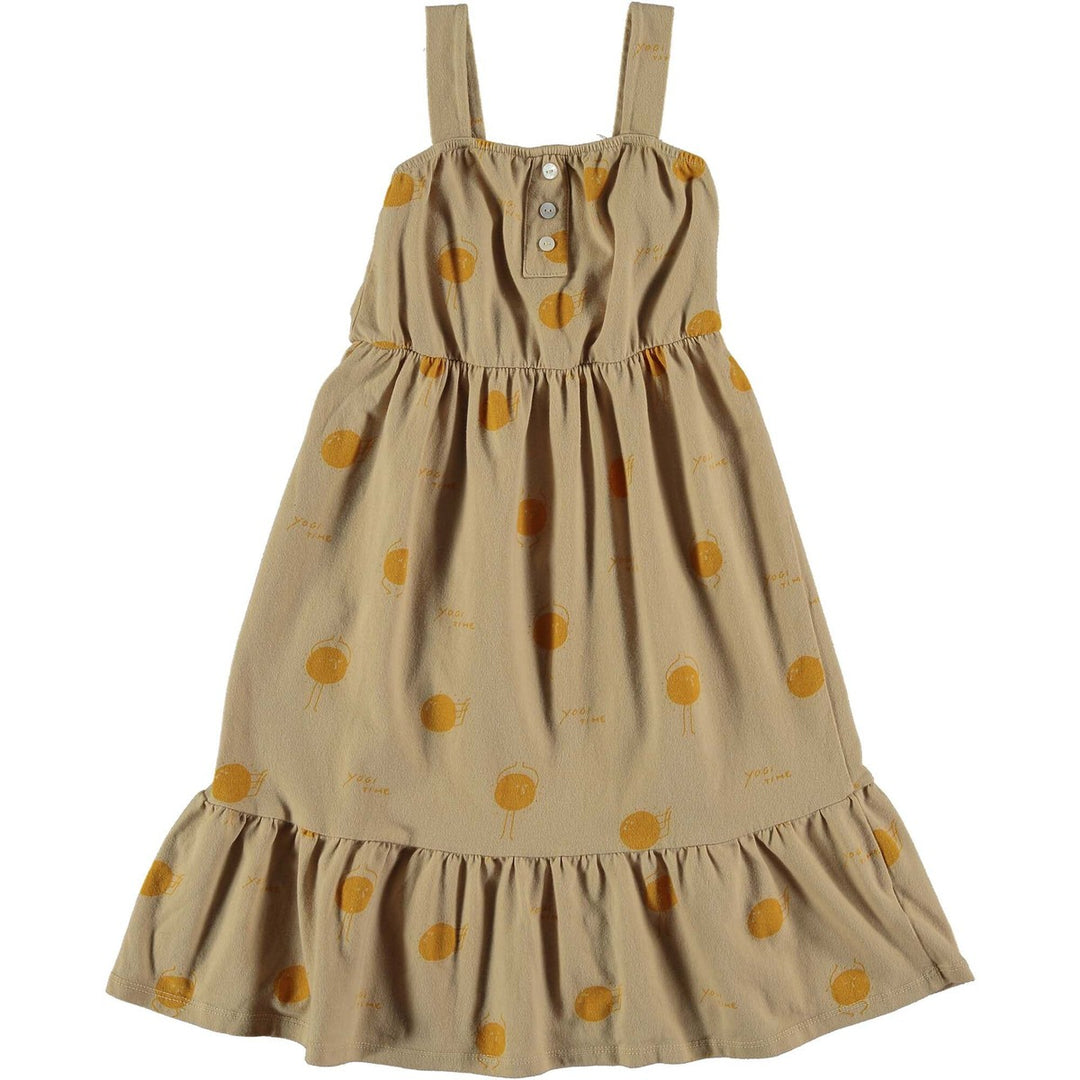 Dress Elastic Yogi Sun - Beige Dresses + Skirts BonMot 