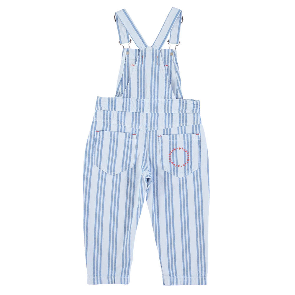 Dungarees - Large Blue Stripes One Pieces Piupiuchick 