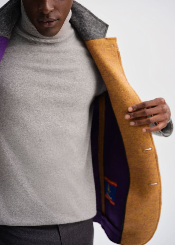Cashmere Turtleneck Sweater - Slate