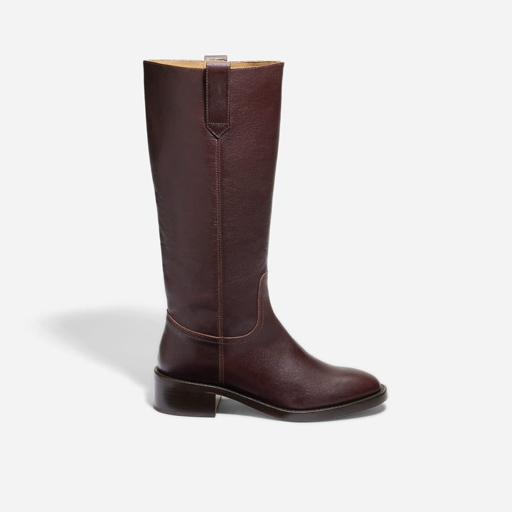 Vera Knee High Boot - Wine