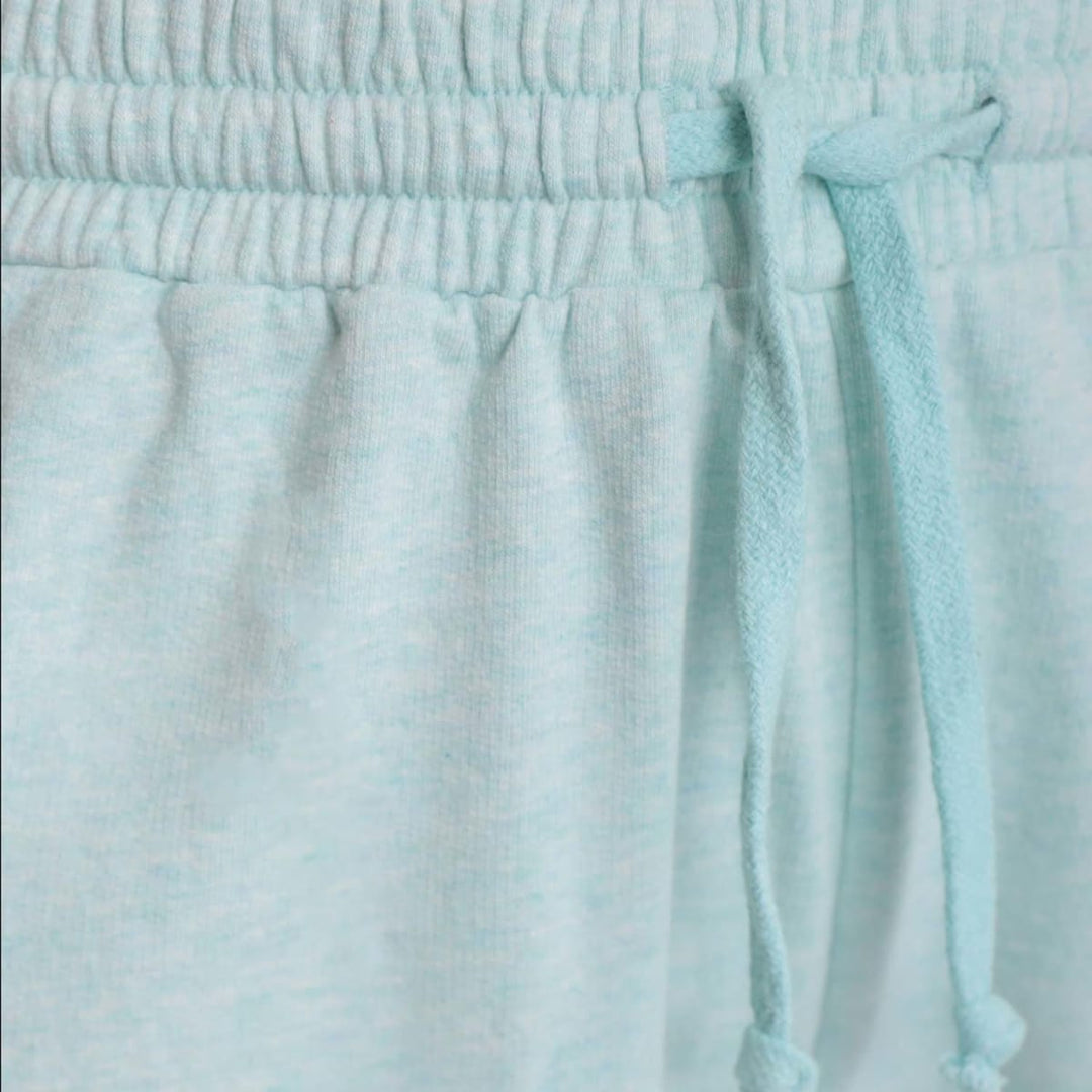 Girls And Boys Sweat Shorts - Mint Green
