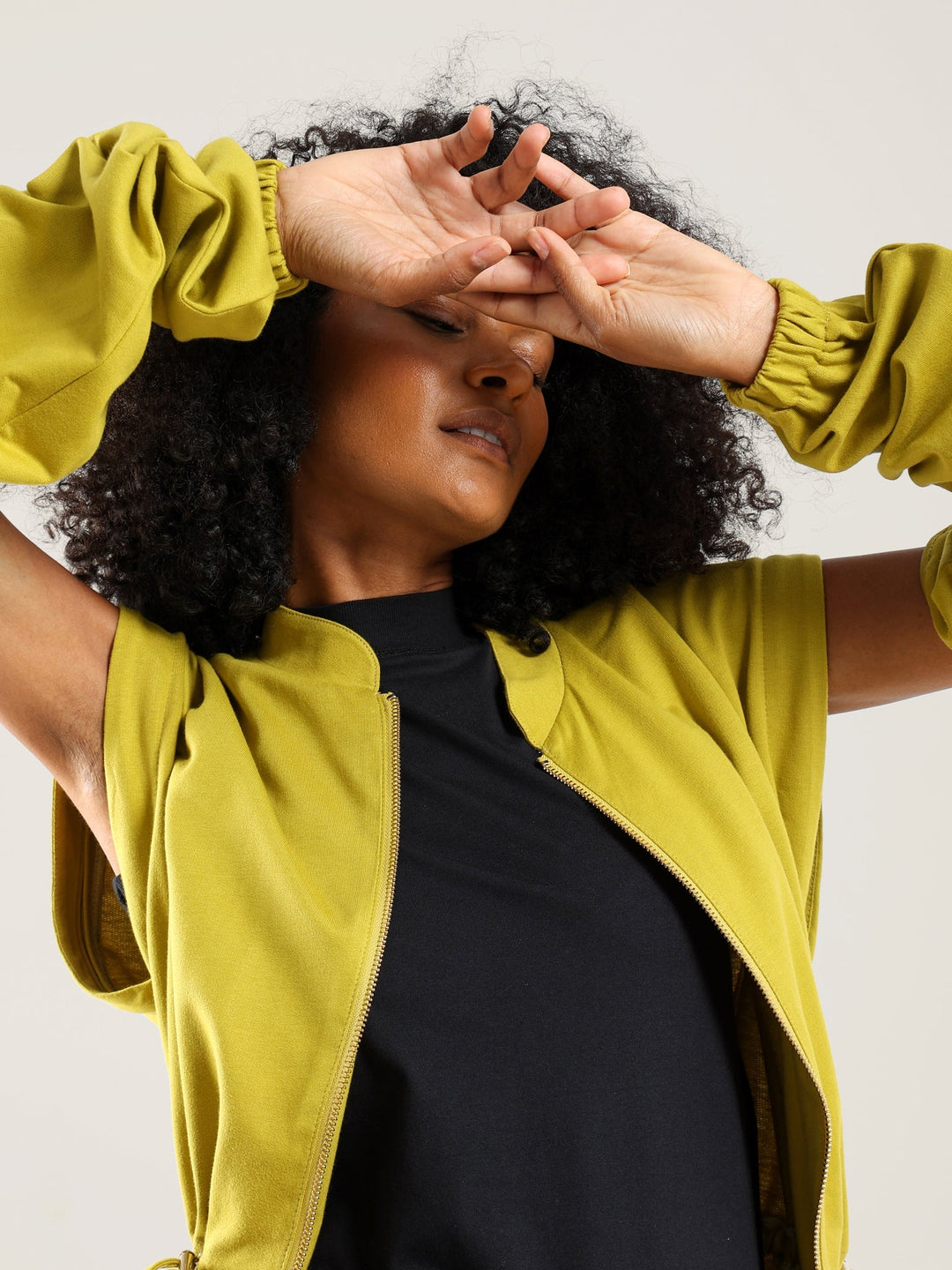 Siham Jacket - Avocado Oil