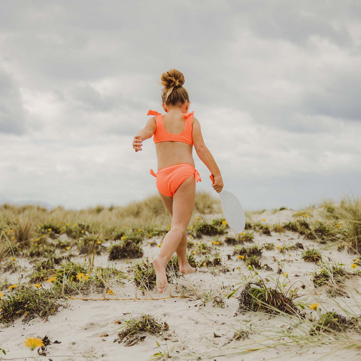 Tie Crop Bikini - Tangerine