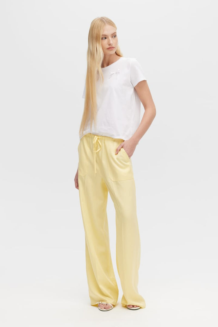 Jane Bow Perfect Tee - White