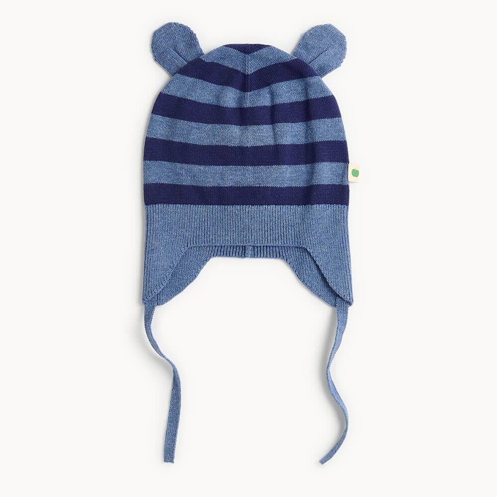Archie and Attie Knit Set - Dusty Blue