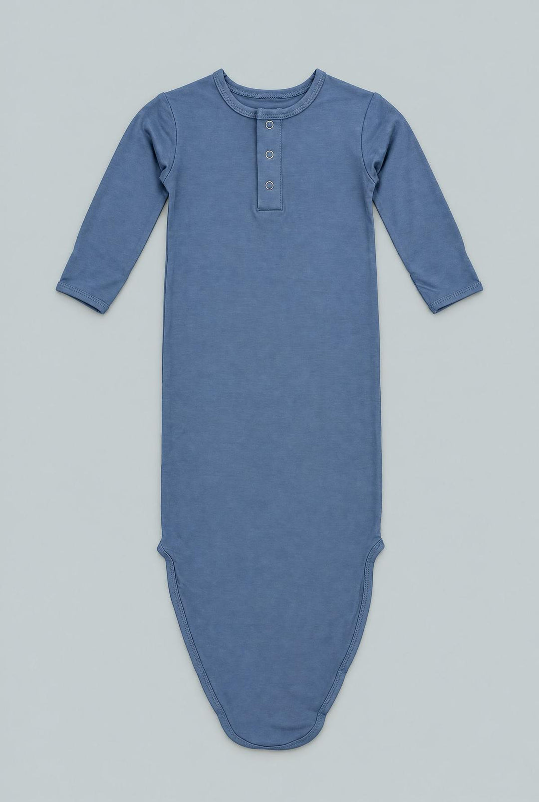Knotted Gown - Faded Denim