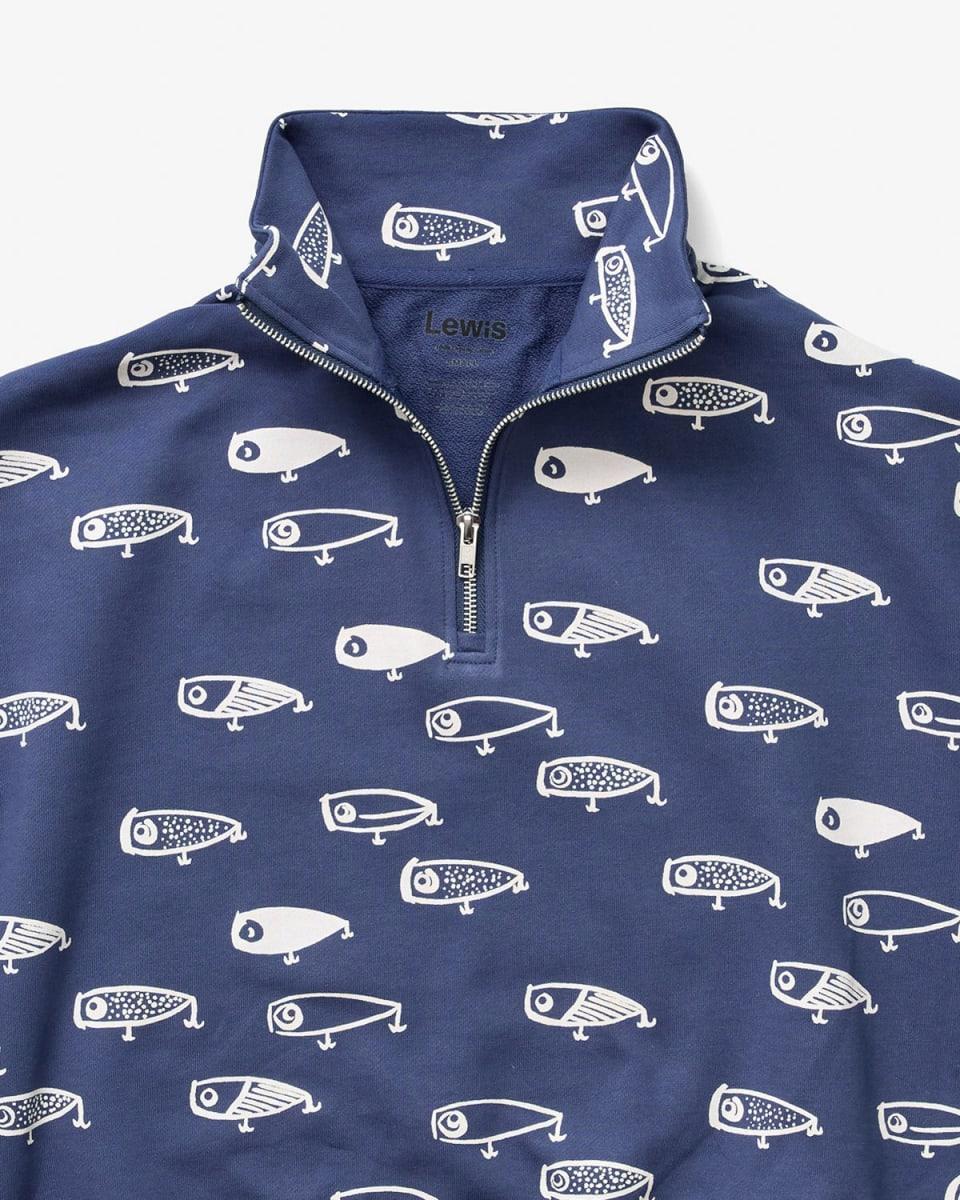 Women's Quarter Zip - Lure Denim