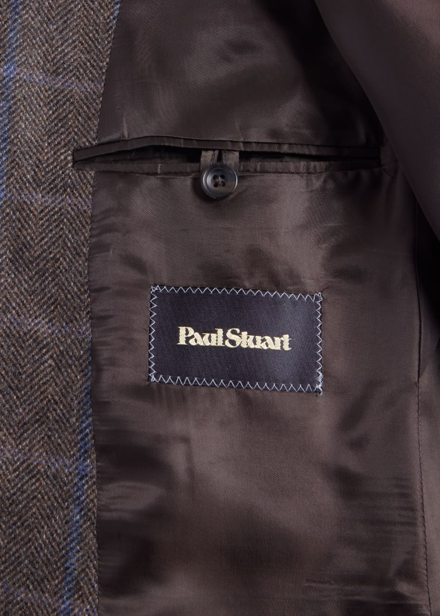 Cashmere Paul Jacket - Brown/Blue
