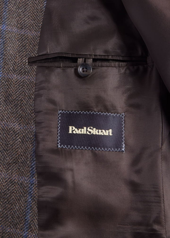 Cashmere Paul Jacket - Brown/Blue