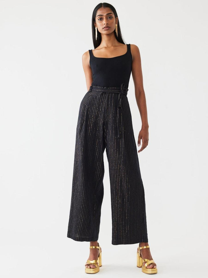 Willow Pant - Black Lurex