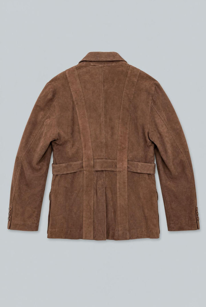 Shearling Bomber Jacket - Brown