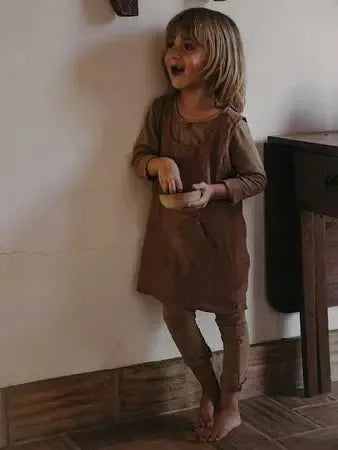 The Linen Apron - Oatmeal