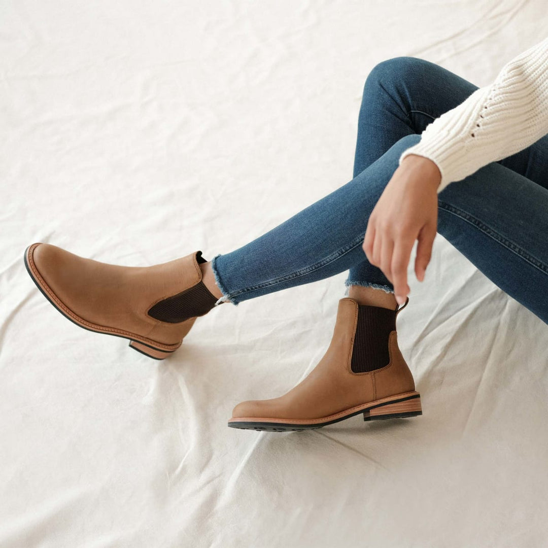 Carmen Chelsea Boot - Almond