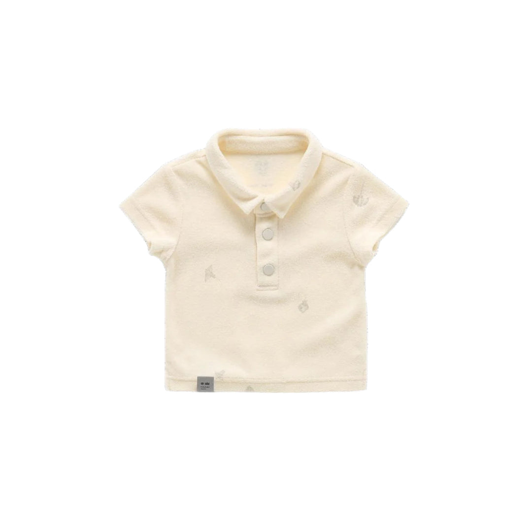 Baby Polo Shirt - Cream