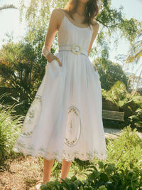 Katherine Dress - White Whimsy