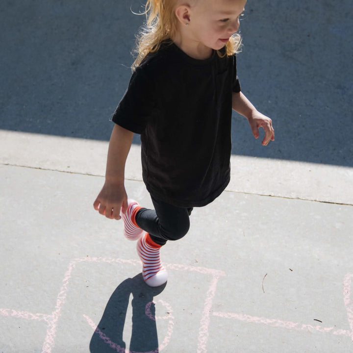 Stripey SlipKix - Red Stripes