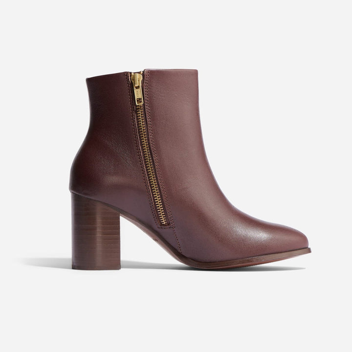 Lia Heeled Bootie - Wine
