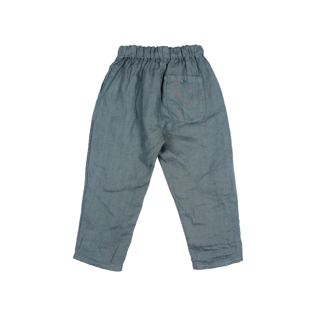 Linen Pants Blue Teal