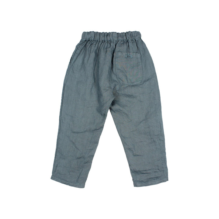 Linen Pants Blue Teal