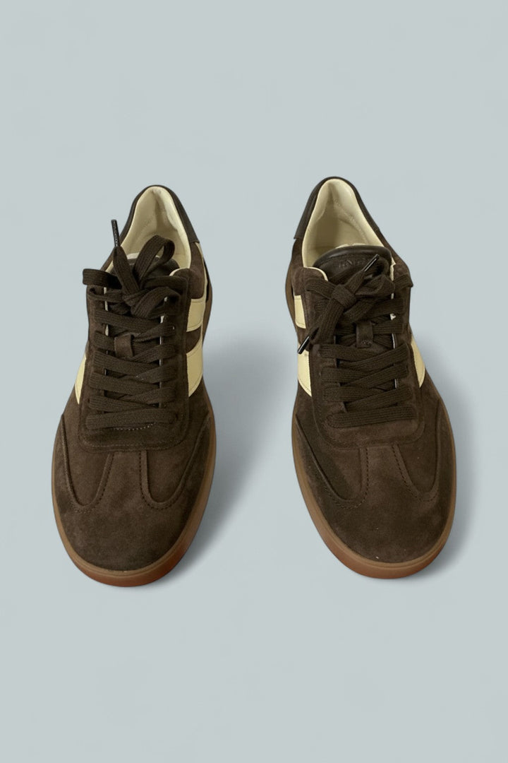 Men's Oasis Leather Lace Up Sneakers - Cocoa Brown