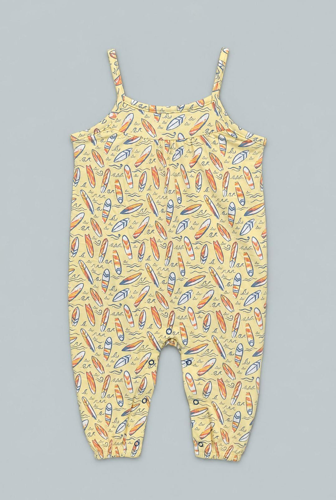 Surfboard Waves Tank Pant Romper - Sunset Surf