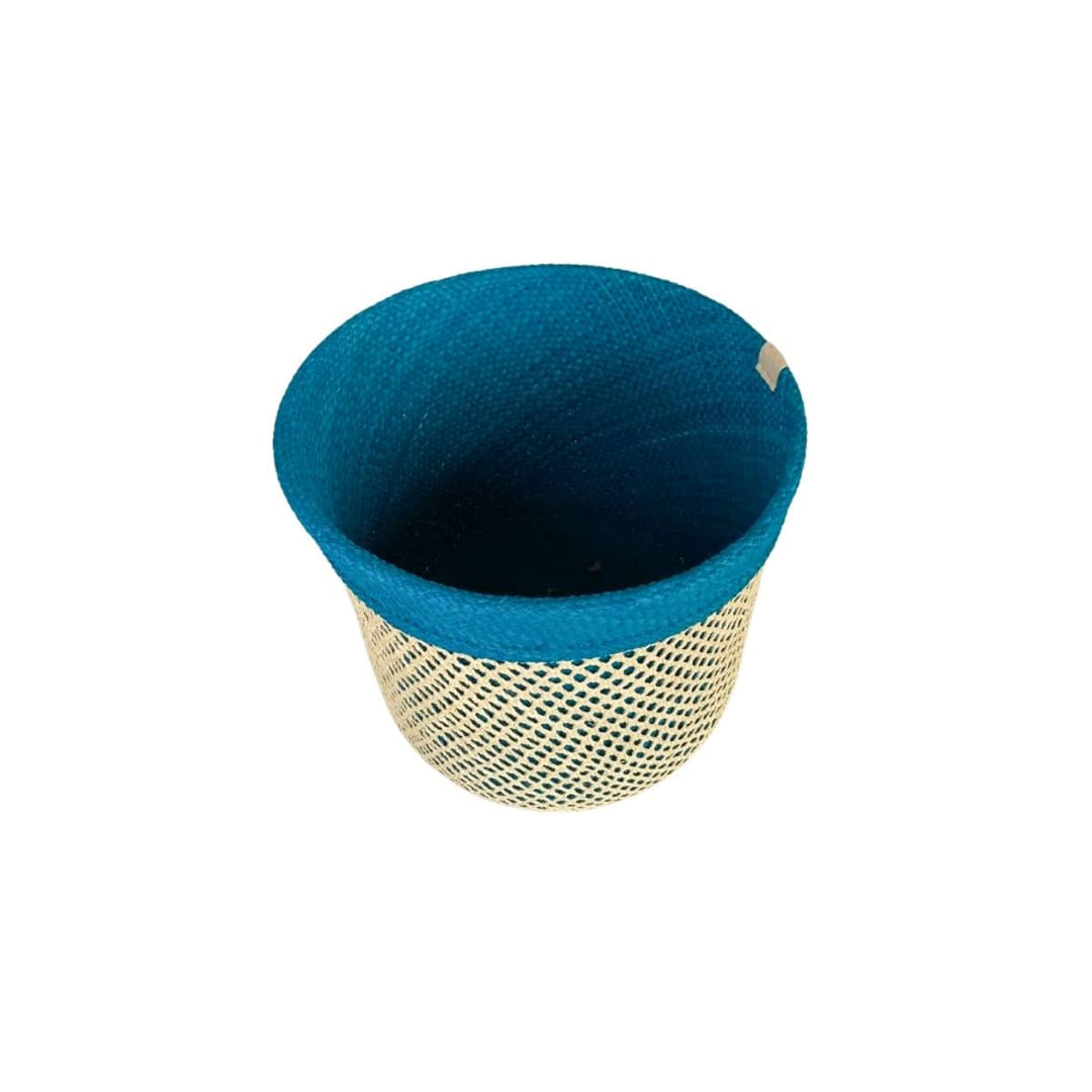 Two-In-One Woven Basket - Blue
