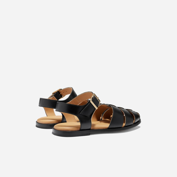 Mira Fisherman Sandal - Black - FINAL SALE