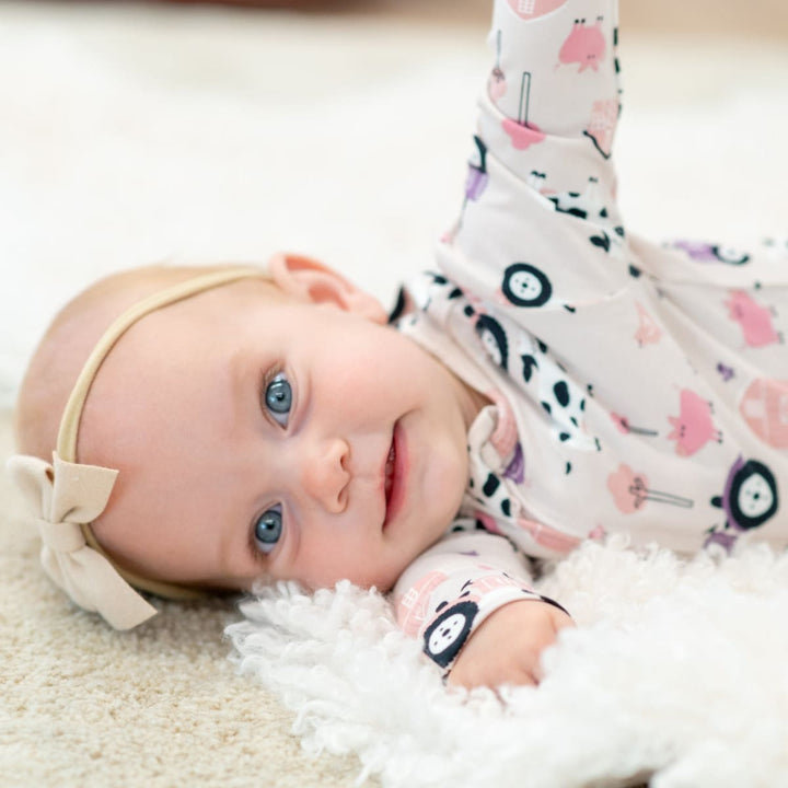 Tractors And Cows Convertible Romper - Dolly