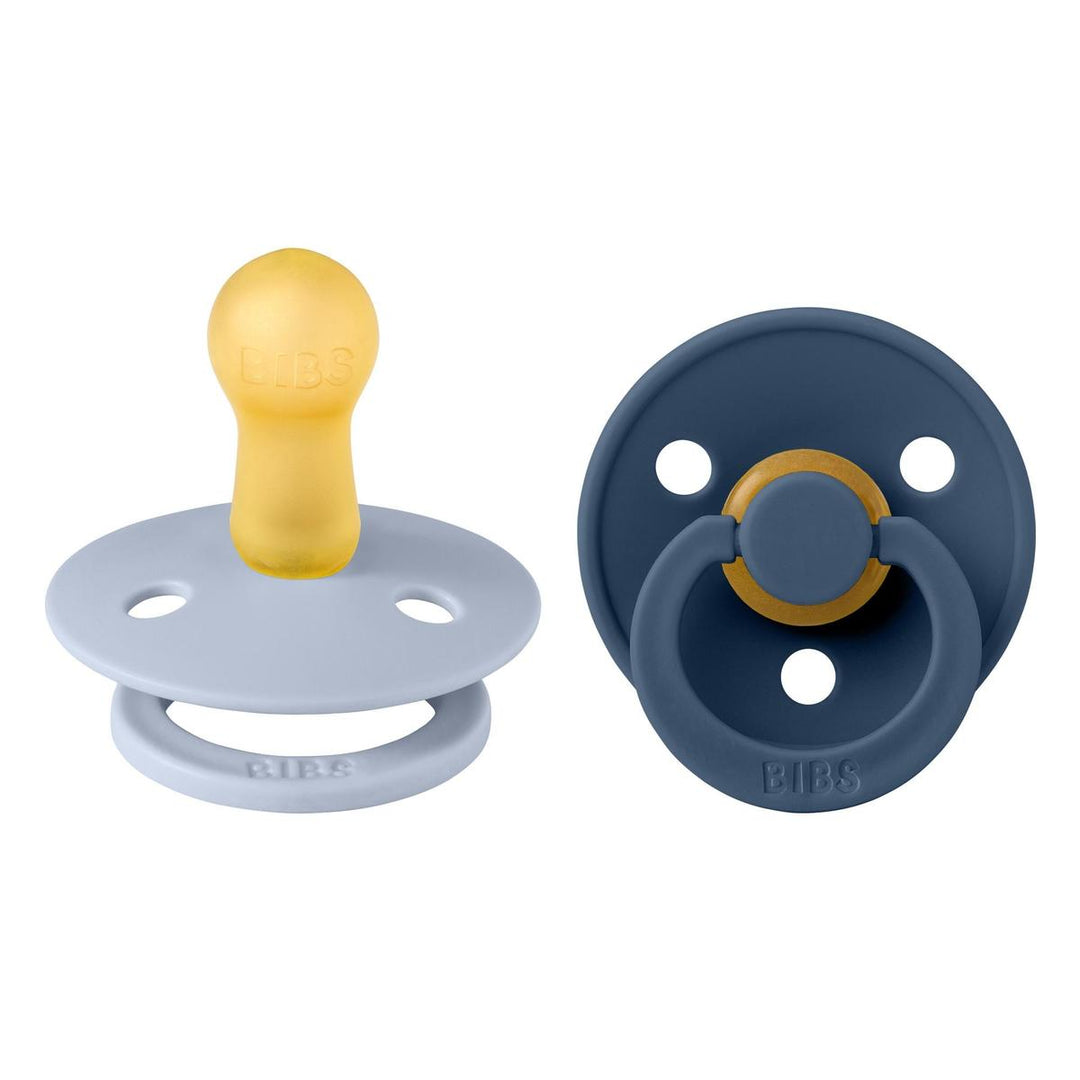Bibs Pacifier 2 Pack - Dusty Blue/Steel Blue