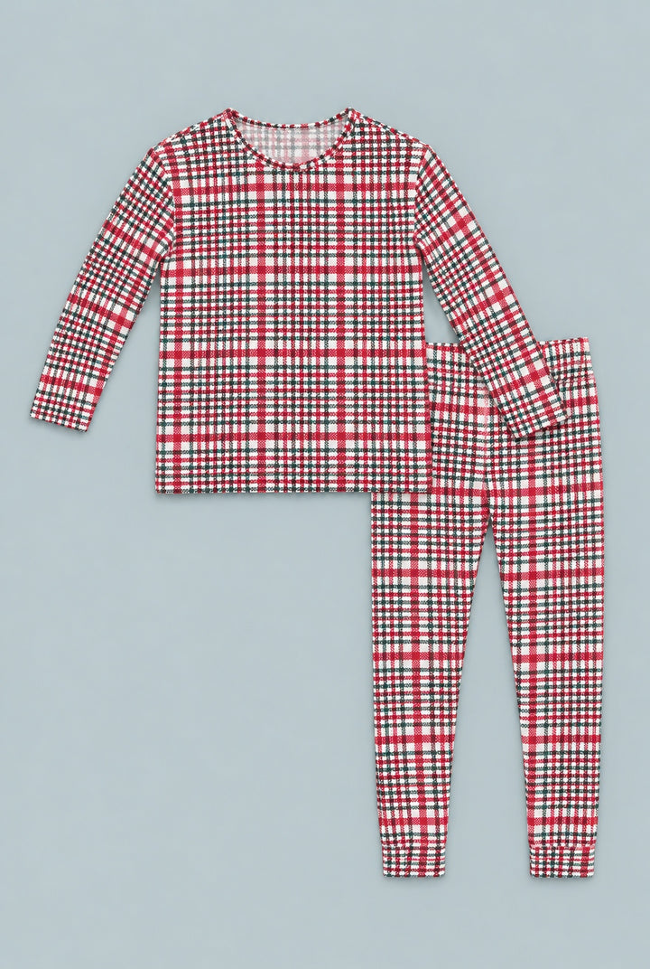 Big Kid Pajama - Red Tartan