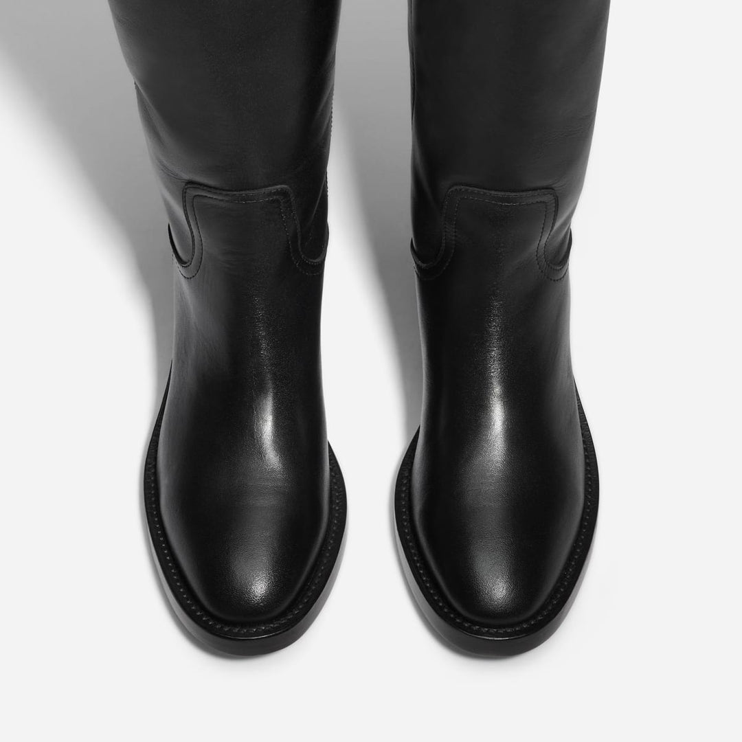 Vera Knee High Boot - Black - FINAL SALE