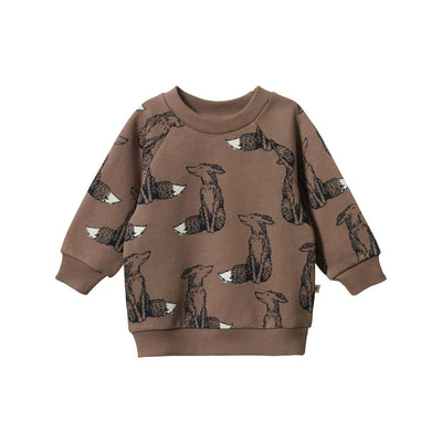 Emerson Sweater - Foxy Cub Print