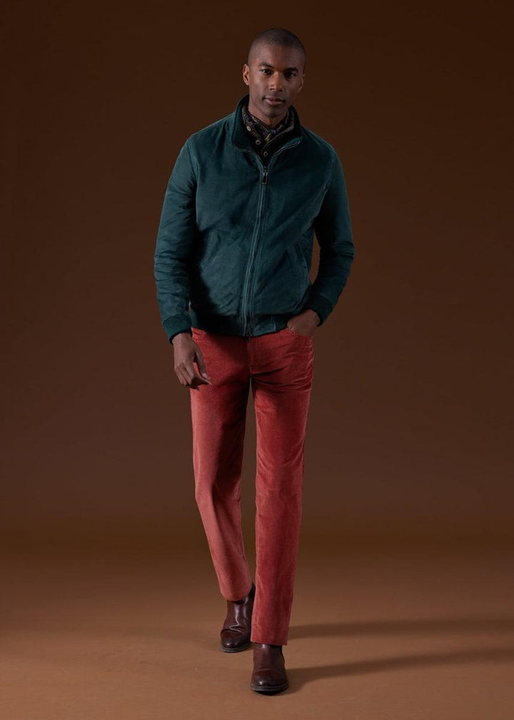 Classic Five-Pocket Corduroy Trouser - Rust