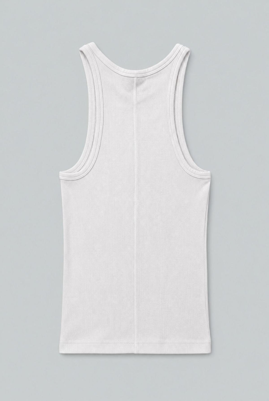 Ribbed Tank Top - White