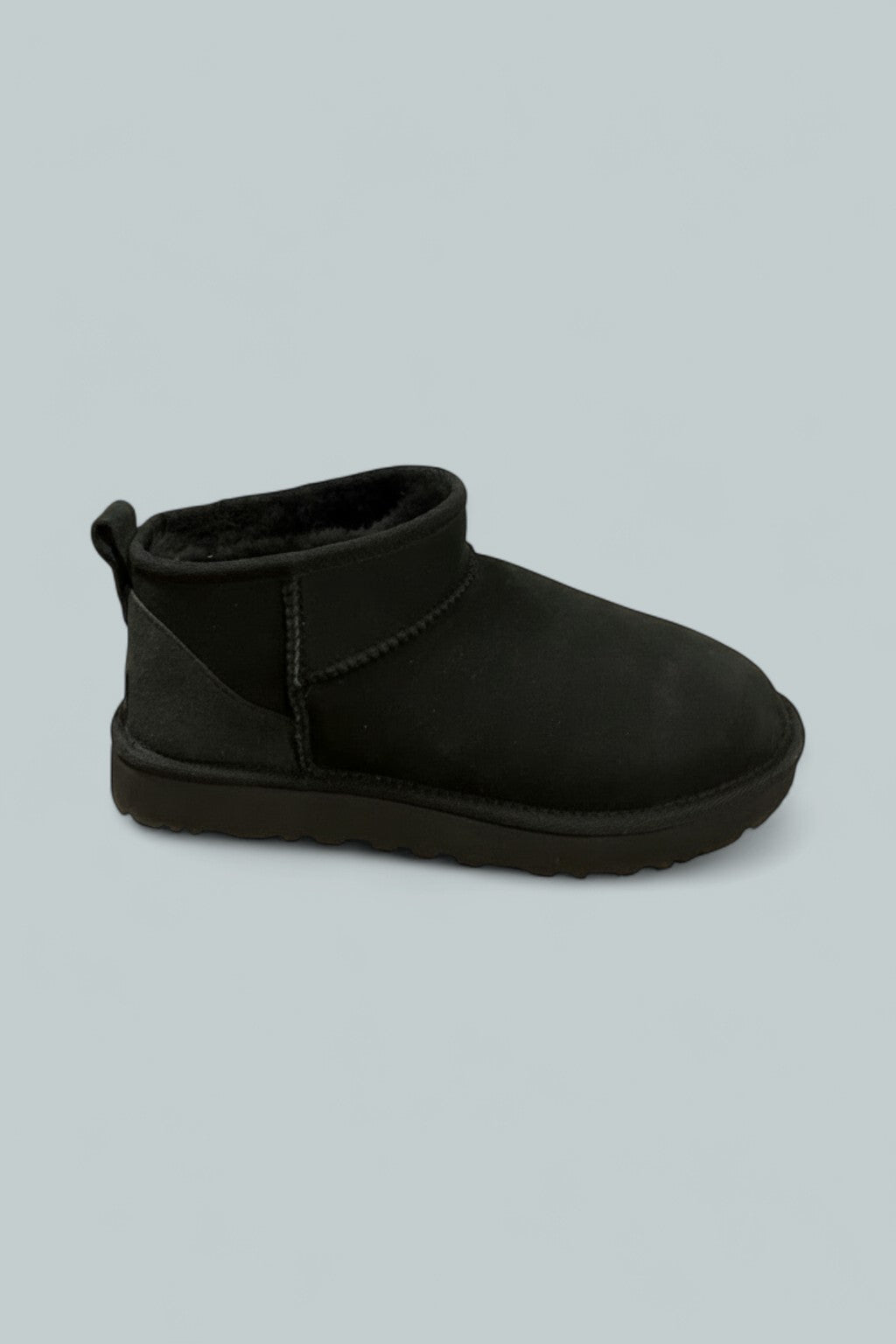 Classic Ultra Mini Lace-Up Boots - Black