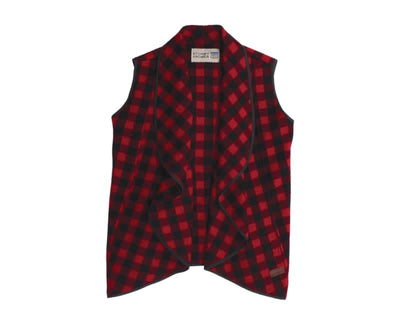 Waterfall Vest - Red/black