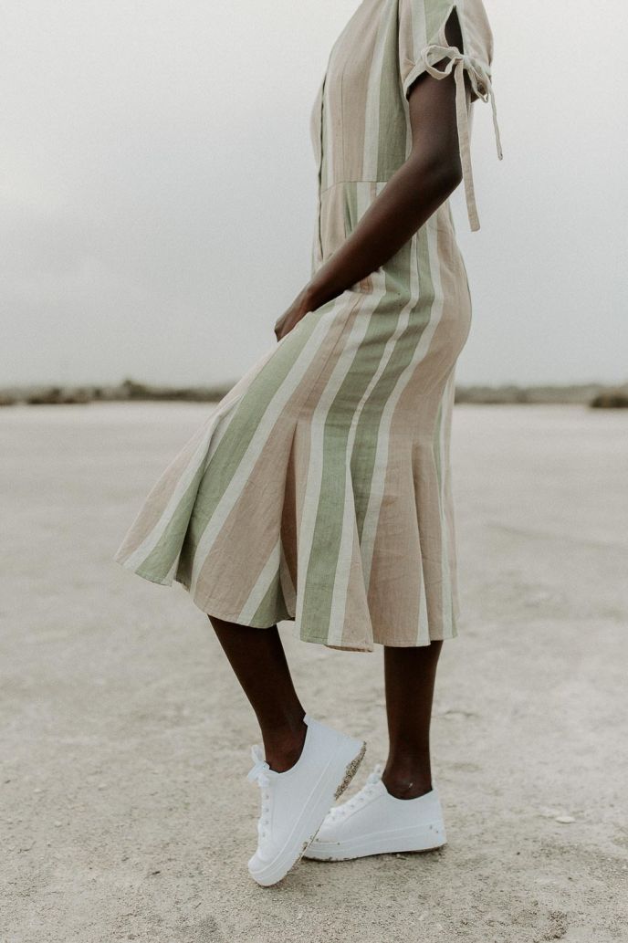 Mabel Dress - Rhubarb