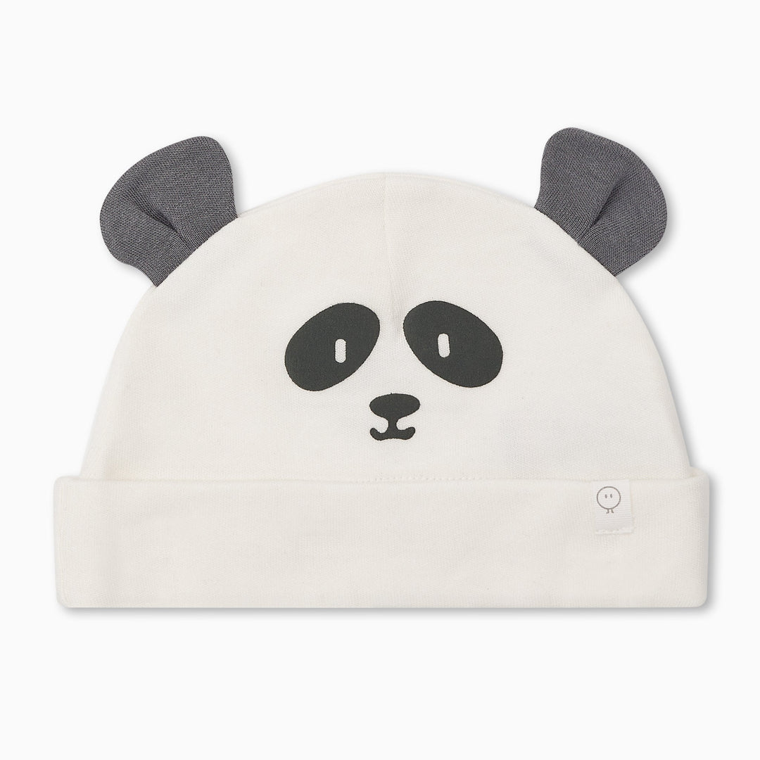 Panda Hat - Panda & Dark Grey