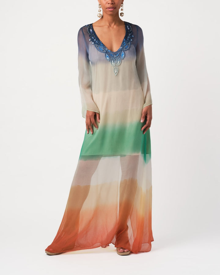 Ophelia Dress - Multi Ombre