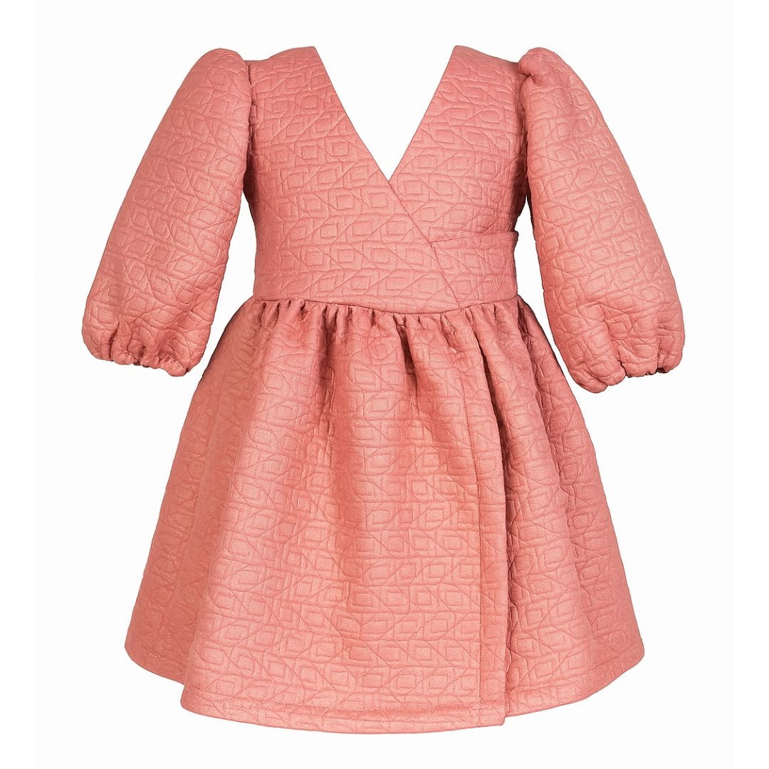 Pink Wrap Dress - Pink