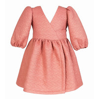 Pink Wrap Dress - Pink