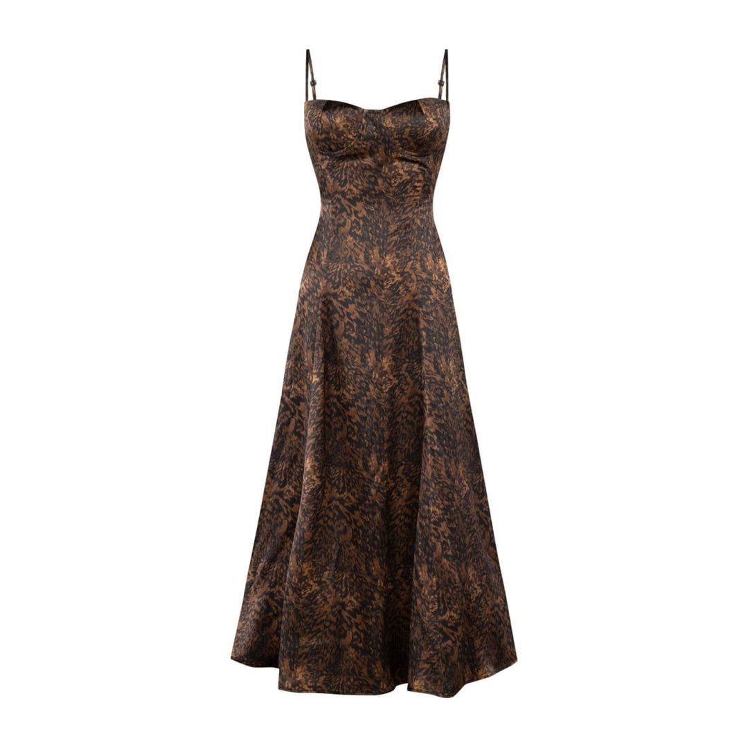 Pure Silk Your *Itch Silk Dress - Leopard