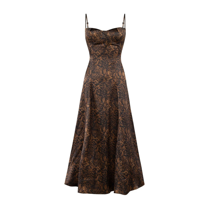 Pure Silk Your *Itch Silk Dress - Leopard