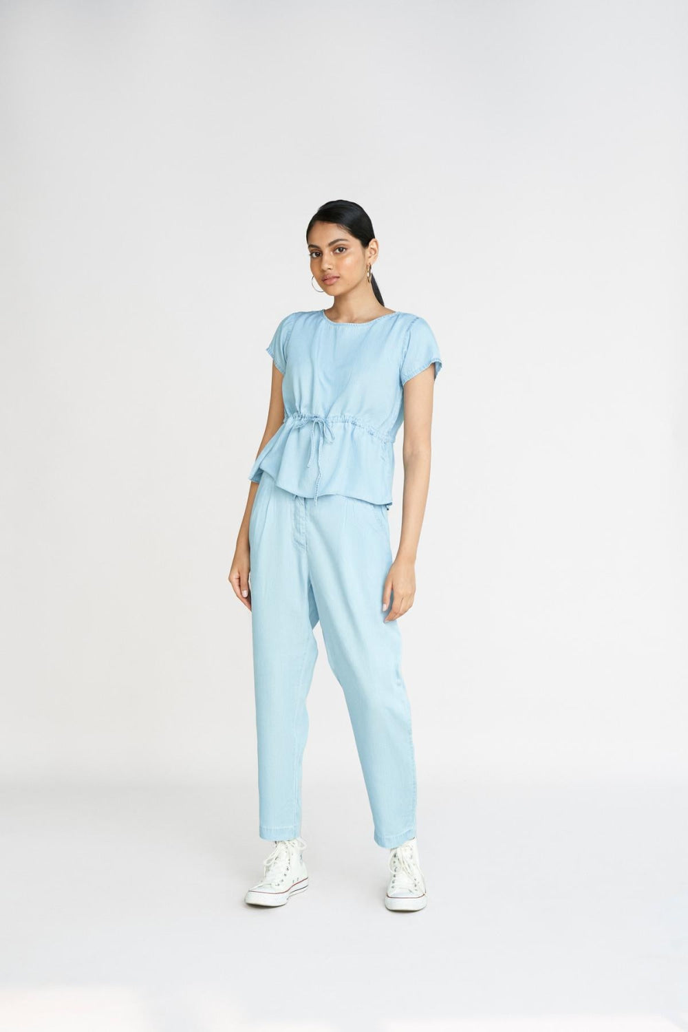 A Sweet Escape Top - Ocean Blue - Blouse