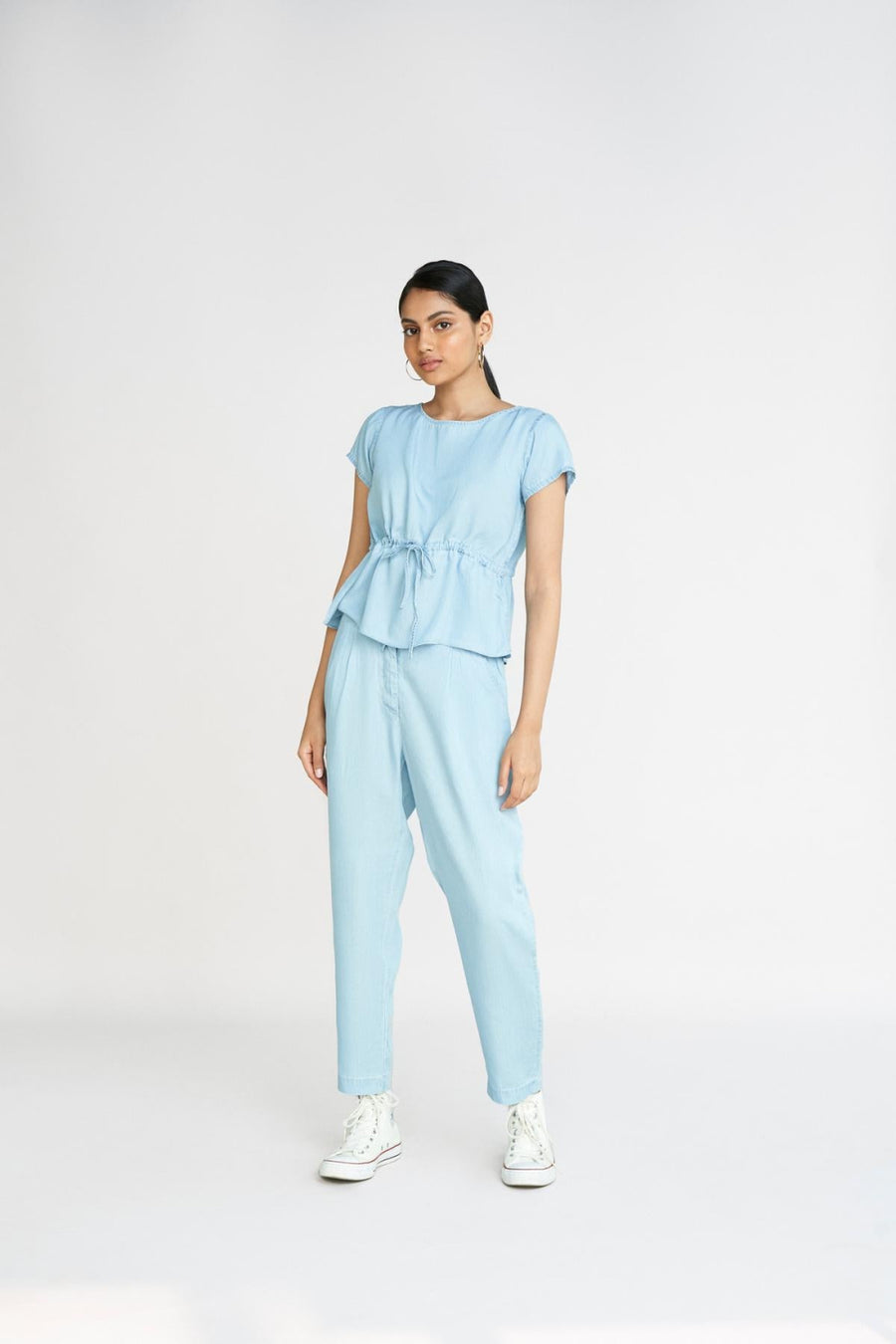 A Sweet Escape Top - Ocean Blue - Blouse