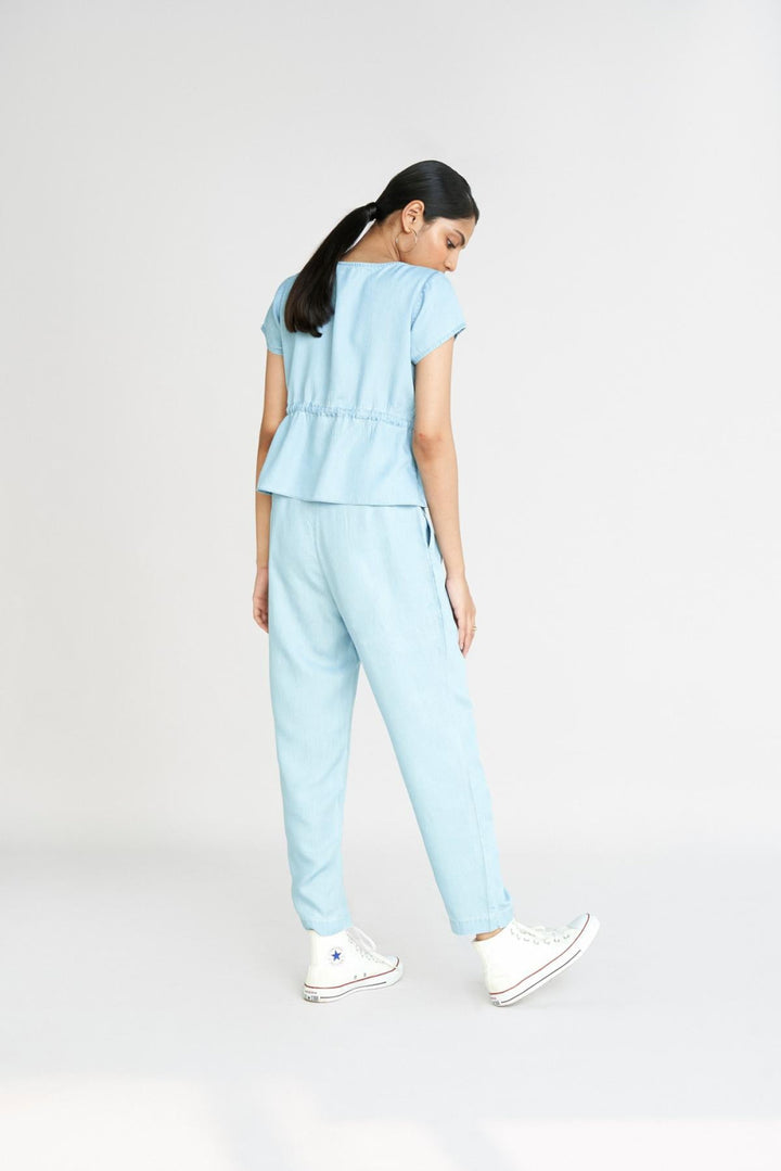 A Sweet Escape Top - Ocean Blue - Blouse