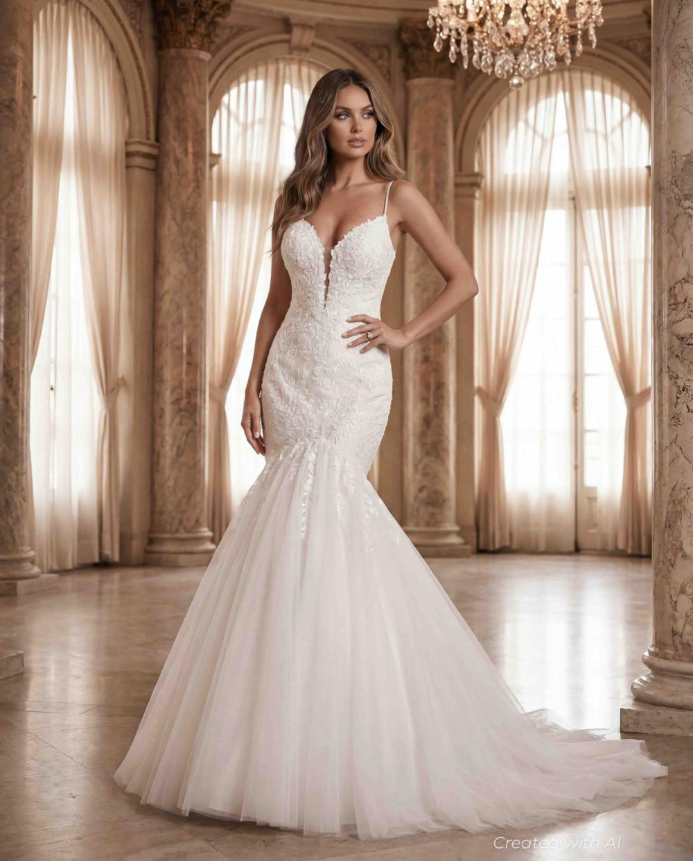 A1260 - Desert/Ivory/Nude - FINAL SALE - 12 - Wedding Dress