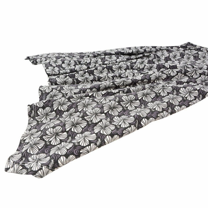 Emma's Racerback Dress - Black Hibscus