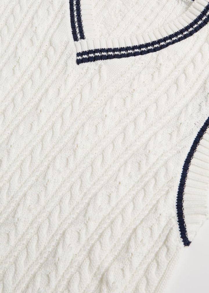 Tennis Vest - White