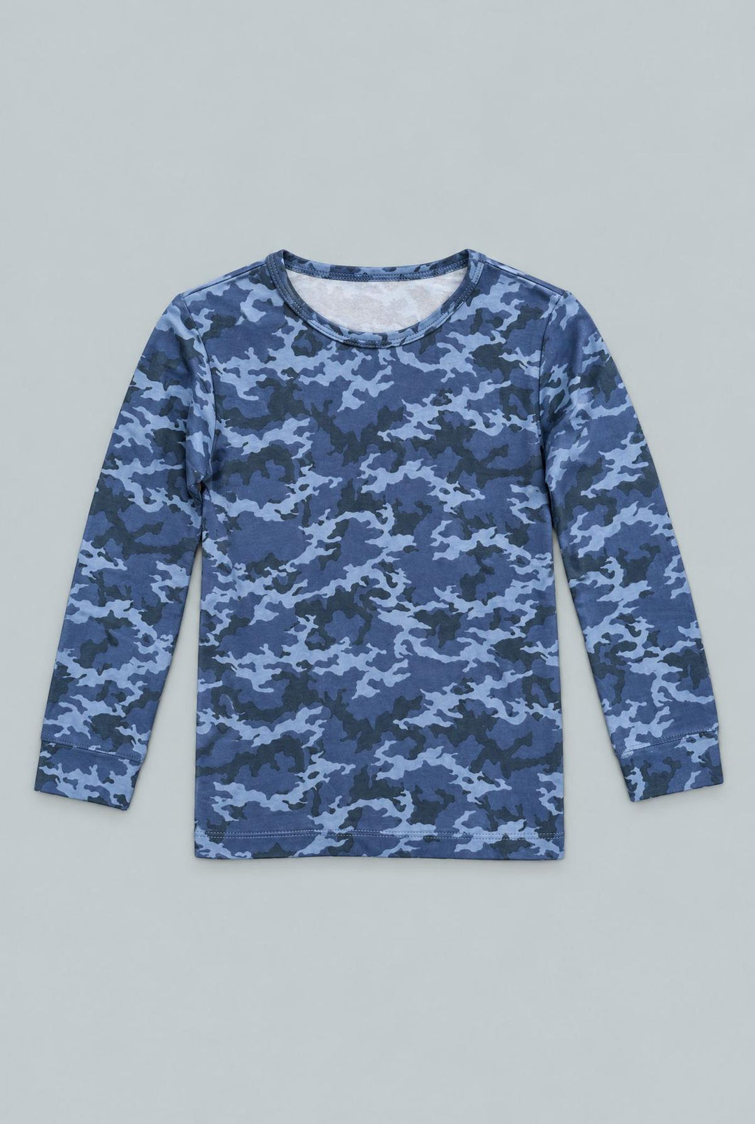 Blue Camouflage Big Kid Pajama - Captain Mitchell